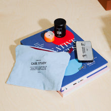 Load image into Gallery viewer, Washed Cotton Zipper Pouch Robin's Egg | Case Study