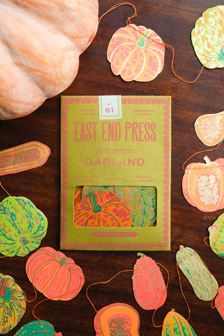 Squashes Sewn Garland | East End Press