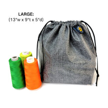 Load image into Gallery viewer, Splash Fabric | Large Cinch Bag