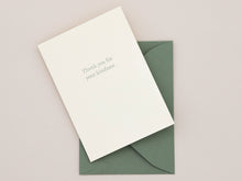 Load image into Gallery viewer, Thank You for Your Kindness Greeting Card | Goods for the Study