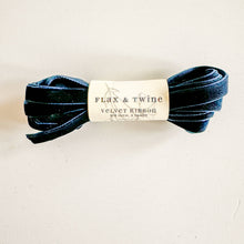 Load image into Gallery viewer, Velvet Ribbon 3/8” (3yds) | Flax &amp; Twine