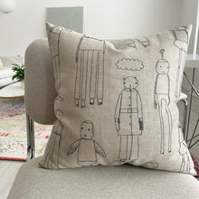 Load image into Gallery viewer, Everyday People Embroidered Pillow | K Studio