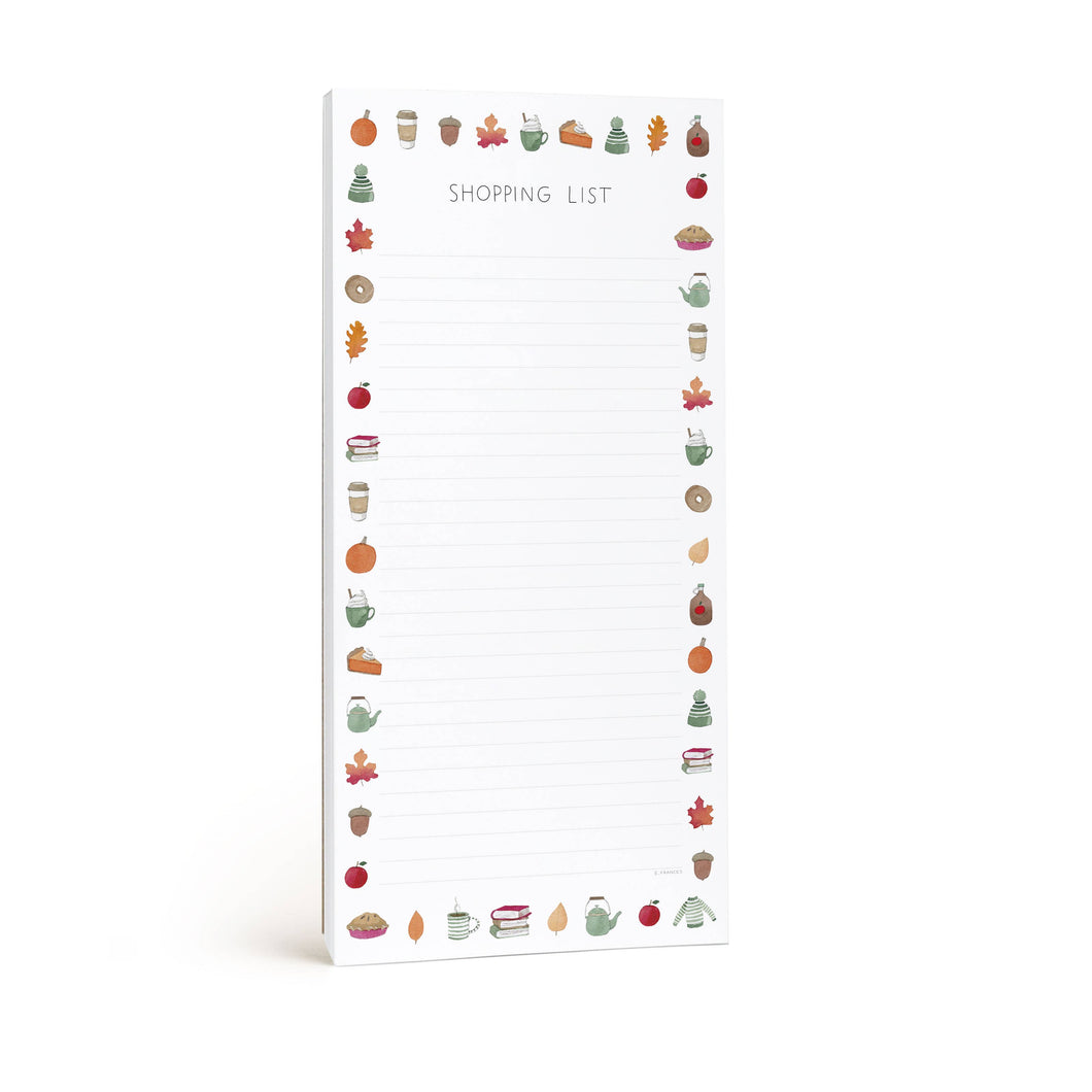 Crisp & Cozy Market Notepad | E. Frances Paper