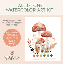 Load image into Gallery viewer, All-In-One Watercolor Kit - Mushroom Forest | Breathe People