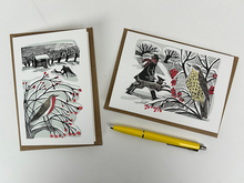 Load image into Gallery viewer, Art Angels | Bringing Back the Tree &amp; Thrush Notecards by Angela Harding