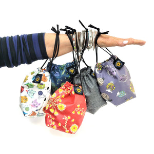 Splash Fabric | Large Cinch Bag