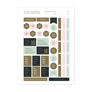 Seedlings | 2026 Sweet Days Vase Seedlings 12 Month Planner