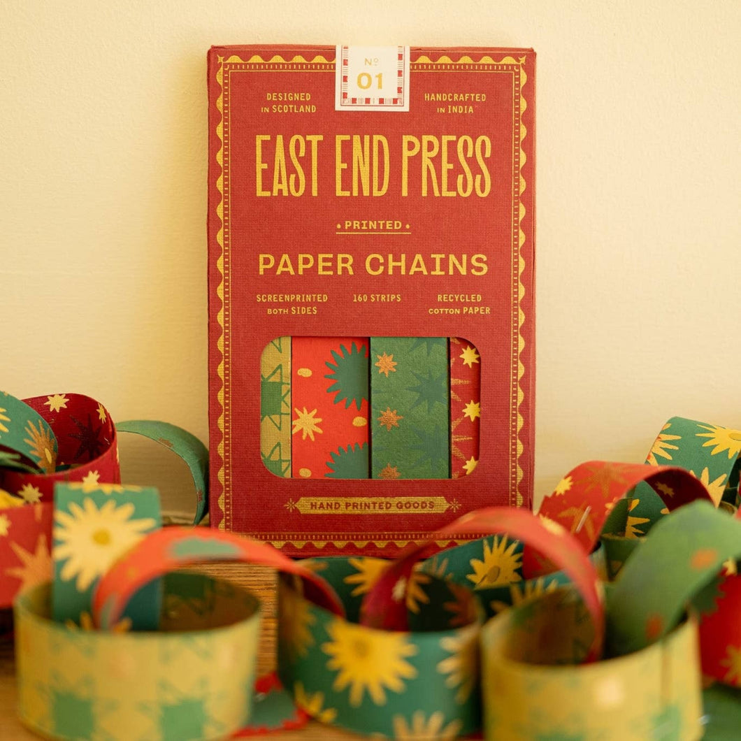 Festive Paper Chain Kit | East End Press