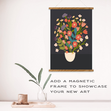 Load image into Gallery viewer, Flower Bouquet Meditative Art Paint by Number Kit | Breathe People