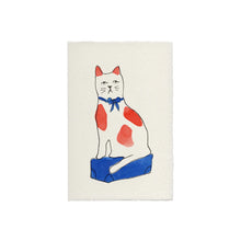 Load image into Gallery viewer, Grumpy Cat Hand Painted Greeting Card | Scribble &amp; Daub