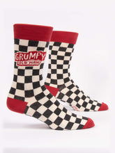 Load image into Gallery viewer, Men&#39;s Crew Socks | Blue Q