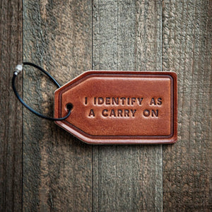 Leather Luggage Tag | Sugarhouse Leather