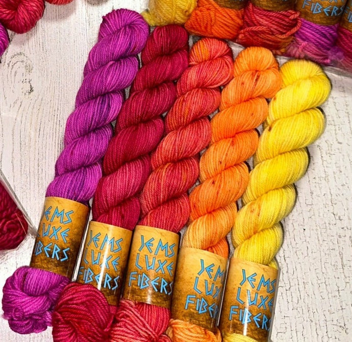 Luxe Sock Minis | Jems Luxe Fibers