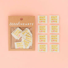 Load image into Gallery viewer, Knitting &amp; Sewing Labels | Sarah Hearts