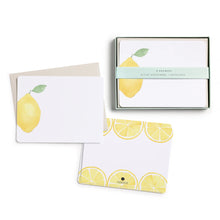Load image into Gallery viewer, Lemon Flat Note Set | E. Frances Paper