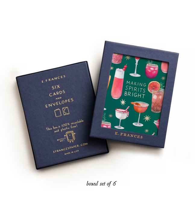 Making Spirits Bright Holiday Card Boxed Set | E. Frances Paper