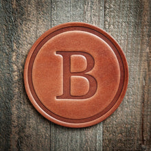 Load image into Gallery viewer, Monogram Leather Coasters | Sugarhouse Leather