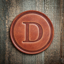 Load image into Gallery viewer, Monogram Leather Coasters | Sugarhouse Leather