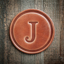Load image into Gallery viewer, Monogram Leather Coasters | Sugarhouse Leather