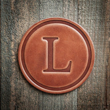 Load image into Gallery viewer, Monogram Leather Coasters | Sugarhouse Leather