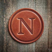 Load image into Gallery viewer, Monogram Leather Coasters | Sugarhouse Leather