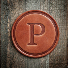 Load image into Gallery viewer, Monogram Leather Coasters | Sugarhouse Leather