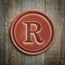 Load image into Gallery viewer, Monogram Leather Coasters | Sugarhouse Leather