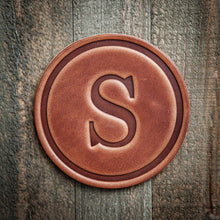 Load image into Gallery viewer, Monogram Leather Coasters | Sugarhouse Leather
