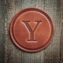 Load image into Gallery viewer, Monogram Leather Coasters | Sugarhouse Leather