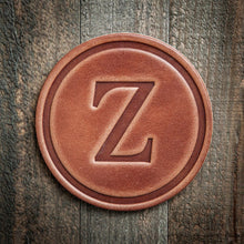 Load image into Gallery viewer, Monogram Leather Coasters | Sugarhouse Leather