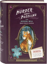 Load image into Gallery viewer, Murder Most Puzzling: The Missing Will 500-Piece Puzzle | Chronicle Books