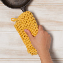 Load image into Gallery viewer, Ochre Knit Potholder | Danica Heirloom