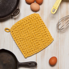 Load image into Gallery viewer, Ochre Knit Potholder | Danica Heirloom