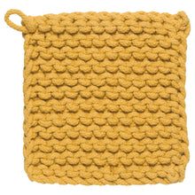 Load image into Gallery viewer, Ochre Knit Potholder | Danica Heirloom