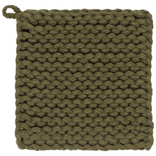 Load image into Gallery viewer, Olive Branch Knit Potholder | Danica Heirloom