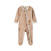 Load image into Gallery viewer, Ruffle Zipper Footed Romper | Milkbarn