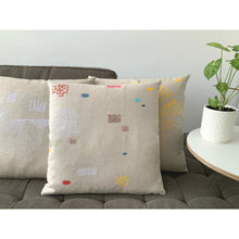 Load image into Gallery viewer, Patches Embroidered Pillow | K Studio