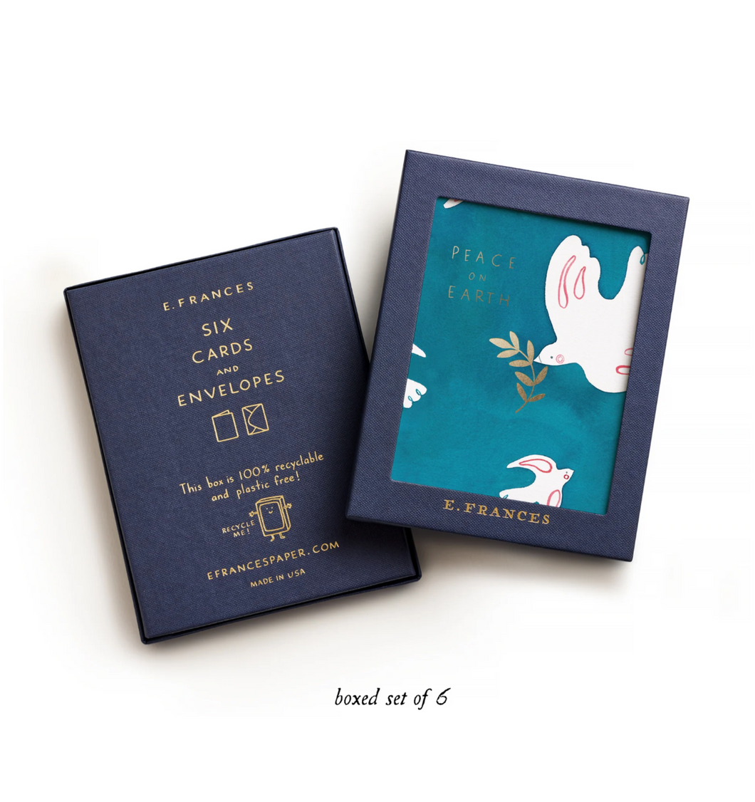 Peace Doves Holiday Card Boxed Set | E. Frances Paper