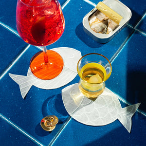 Sardine Cocktails Napkins, Set of 4 | Piecework Puzzles