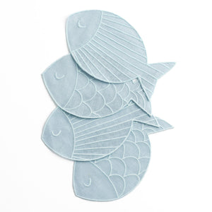 Sardine Cocktails Napkins, Set of 4 | Piecework Puzzles