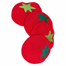 Load image into Gallery viewer, Tomato Cocktail Napkins - Set of 4 | Piecework Puzzles
