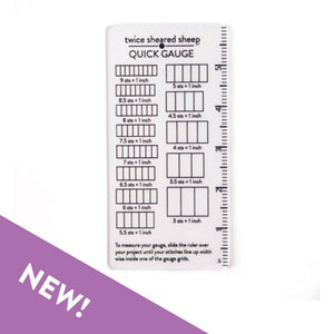 Quick Gauge Ruler | Twice Sheared Sheep