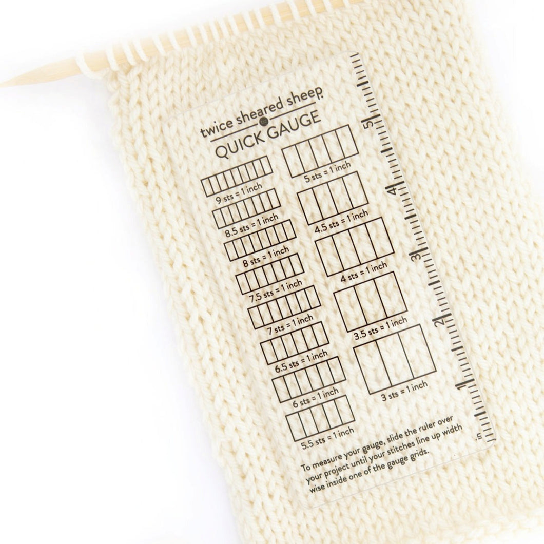 Quick Gauge Ruler | Twice Sheared Sheep
