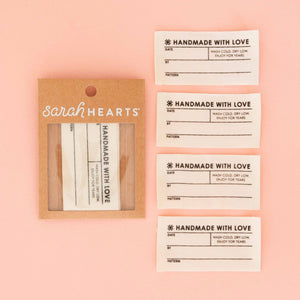 Knitting & Sewing Labels | Sarah Hearts