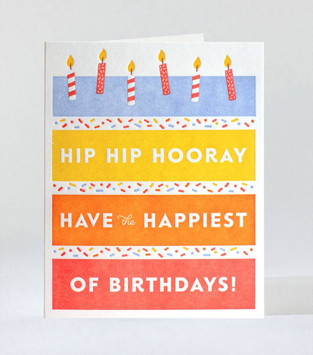 Bday, Rainbow Slice Greeting Card | Elum Designs