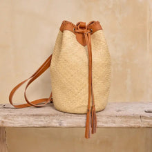 Load image into Gallery viewer, Rattan Sling Bag Backpack | The Winding Road