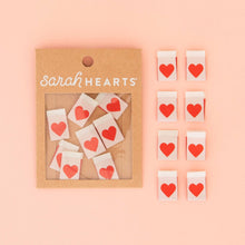 Load image into Gallery viewer, Knitting &amp; Sewing Labels | Sarah Hearts