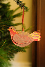 Load image into Gallery viewer, Robin Screen-Printed Board Ornament | East End Press