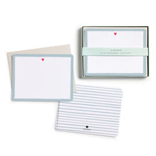 Load image into Gallery viewer, Scalloped Heart Flat Note Set | E. Frances Paper