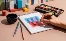 Load image into Gallery viewer, Bicolor Colored Pencils &amp; Brush, Set of 12 | Caran d’Ache + Paul Smith